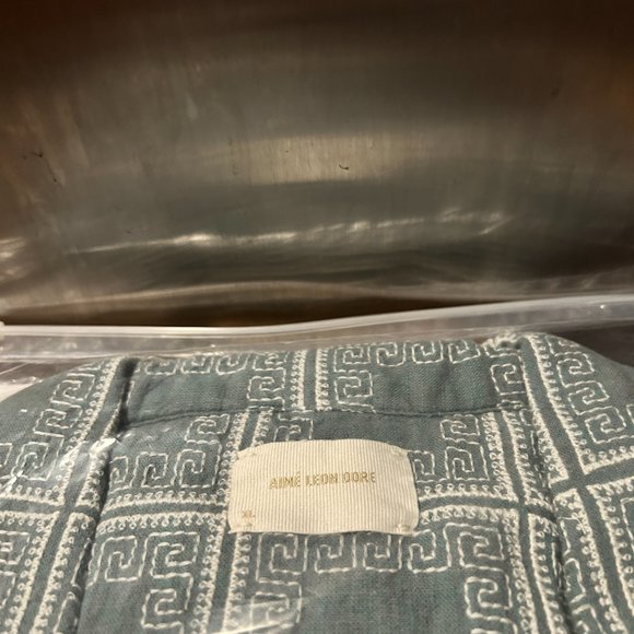 Aime Leon Dore Tea Towel Shirt - Slate Green - Picture 3 of 3